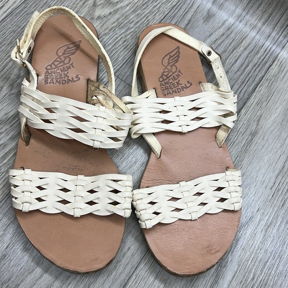 Ancient Greek Sandals Dinami off white - Picture 2 of 7